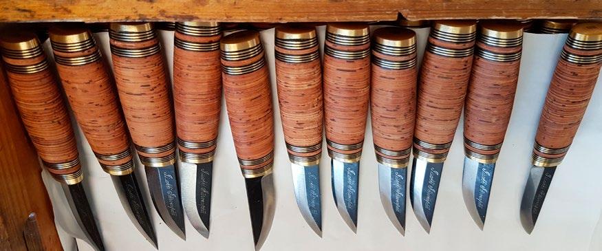 finska hur fabriken grundades och hur en finsk kniv (puukko) blir till.