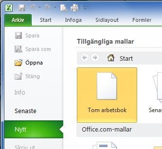 OBS. Ibland kan man få problem med att åäö ej går att spara i csv-format från äldre Excel. Testa då att spara i.skv istället och importera den. Görs på samma sätt som ovan.