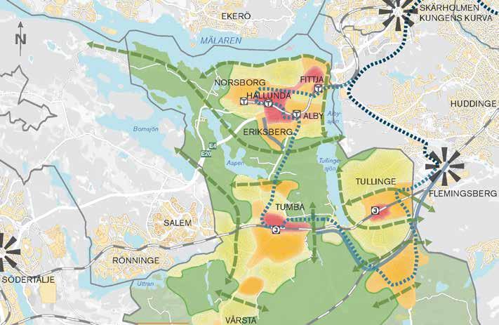 stadsbyggnadsidé BOTKYRKA I STOCKHOLMSREGIONEN Stockholmsregionen utvecklas snabbt och är en av världens mest konkurrenskraftiga storstäder.