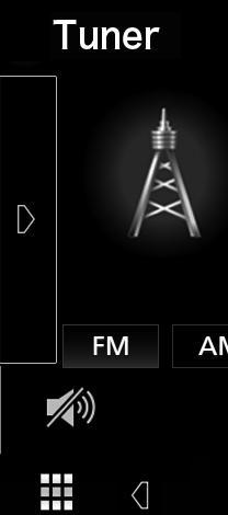 Tuner Trafikinformation (endast FM) Du kan automatiskt lyssna och titta på trafikinformation när ett trafikmeddelande startar.