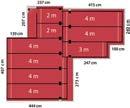 Spänning Effekt/m Bygghöjd Ljudisolering Isolationsvärde 230 V 55 W eller 100 W/m2 Endast 8 mm 17 db 8 W/m2 K Produkt Yta m 2 Effekt 89 780 58 DEVIdry 55 1 m2 22 W 1 22 89 780 59 DEVIdry 55 2 m2