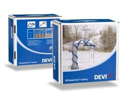Värmekabel DEVIpipeheat 10 med stickpropp Frostskydd av rör och slangar, utvändig eller invändig förläggning Självbegränsande värmekabel med sladd och stickpropp för tillfälligt frostskydd av rör och