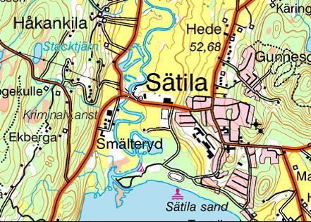 6. Storån, före utloppet i Lygnern Koordinater: 638485/12974 (RT9) Län: Mark Provt.