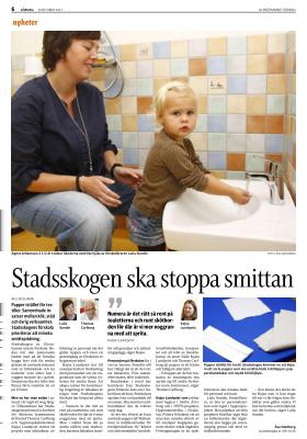 Stadsskogen är Ulricehamns Ulricehamns Tidning. Publicerat i print 2011-10-08. Åsa Dahlberg. Sektion: Lokala nyheter. Sida: UT 111008 A 06. nyaste förskola.