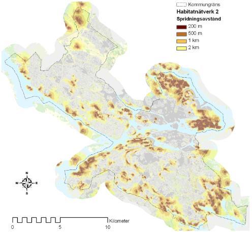 ecological network, based on the