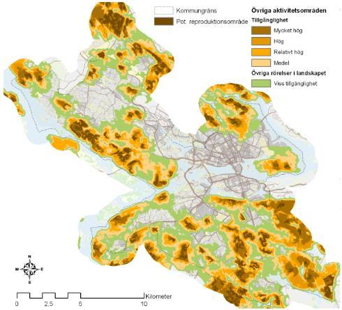 areas, dispersal zones, weak links