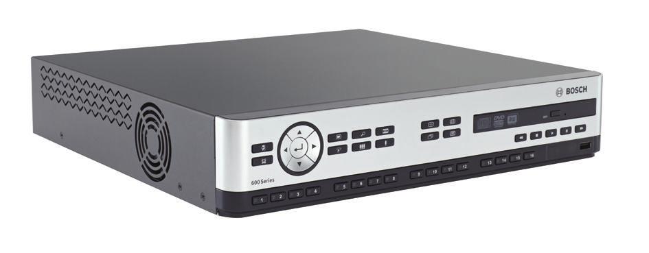 Video DVR 670-serien DVR 670-serien www.boschsecrity.