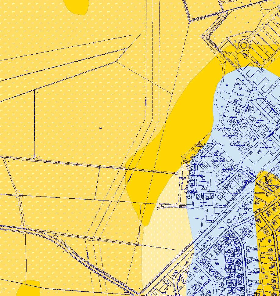 Figur 2 Bild framtagen med hjälp av SGU WMS-tjänst. Det undersökta området är rödmarkerat. 8 Utsättning / Inmätning Koordinatsystem är kopplade mot Sweref 99 15 00 i plan och RH 2000 i höjd.