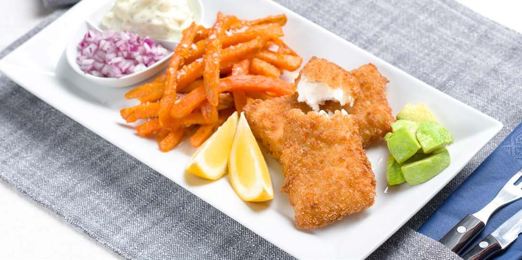 NYHET! En ny produkt inom MERHAVs Fish n chips familj Vi har ut vecklat en ny variant av tempurapanad.