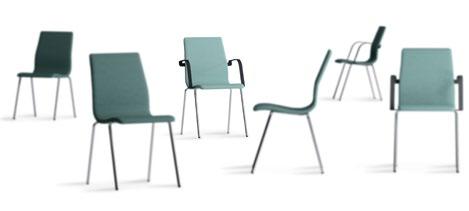 stolar/pallar chairs/stools agenda BY JONAS OSSLUND Stol och karmstol med stativ i stålrör. Stativ i standard (svart, vit eller silver), krom, eller.