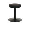 Barpall med fotring och pall utan fotring. Barstool in 2 heights and stool with frame in metal in standard (black, white or silver), or. Seat with wood base and cold foam upholstered in standard or c.