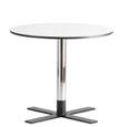 bord tables unit BY JOEL KARLSSON test Bord i flera storlekar och höjder med pelarstativ i metall.