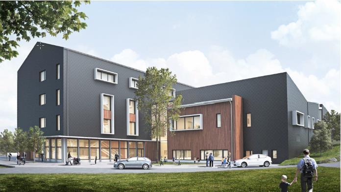 3.3. Ekologisk hållbarhet Skolans byggnader ska präglas av hållbarhetstänkande i allt från samhällsbyggnad till val av material och tekniska system.