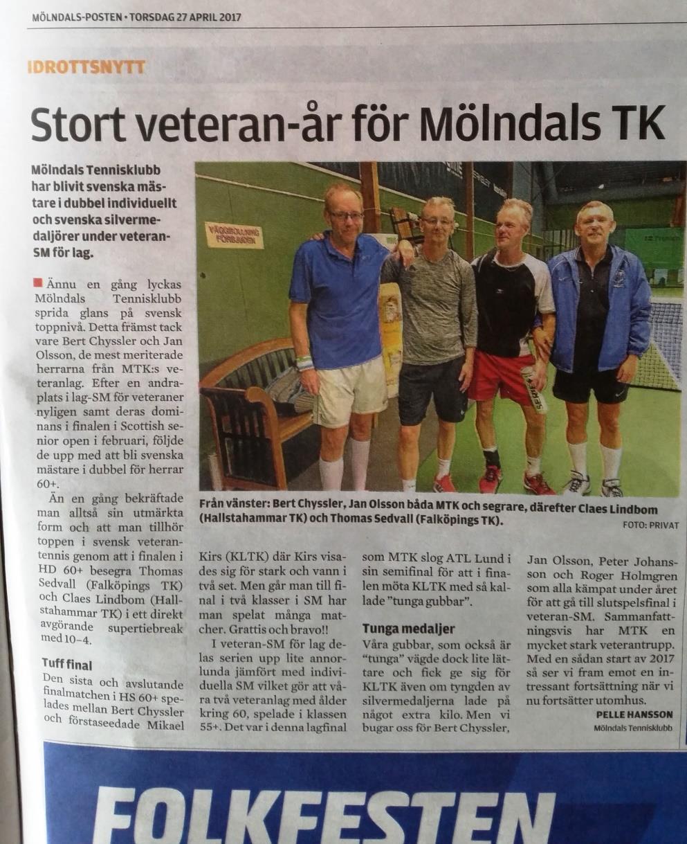 Jag har spelat bra under hösten och våren. Jag är skadefri, har snabba fötter, spelar noggrant/fokuserat och tycker att det är roligt att spela tennis! Roligt = Spela bra!