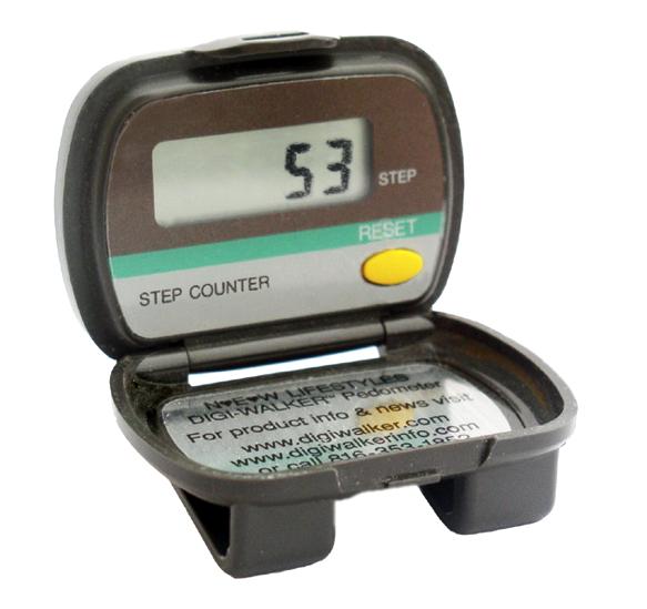 A: mäta och kommunicera fysisk ak9vitet Pedometer Stegräknare Yamax / Keep Walking LS 2000 Steg,