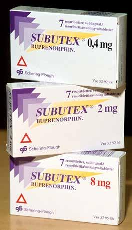 De som missbrukar Subutex väljer att antingen svälja tabletten eller krossa den för att sedan injicera preparatet.