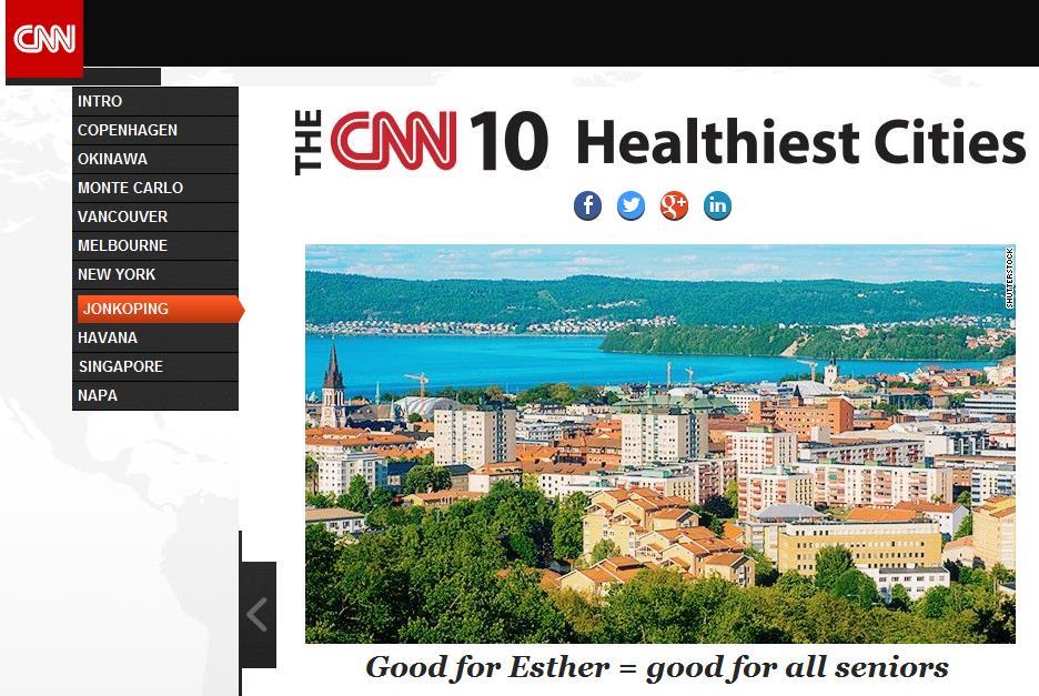 One of ten healthiest areas in