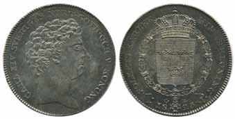 Karl XIV Johan (1818-1844) 136 136 SMF 43 1 riksdaler 1822. 29,28 g.