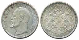 1+/01 500:- 241 SMF 65 2 kronor 1907.