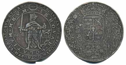 Sigismund (1592-1599) 21 21 SM 22a 1/2 öre 1597. 1,54 g. 1+/01 500:- Karl, Riksföreståndare (1598-1604) 22 SM 10 1 daler 1603. 28,59 g. 1+ 25.000:- 23 23 SM 26 1/2 öre 1599. 1,59g.