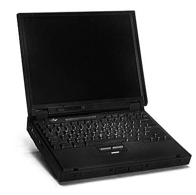 Bild 6.17: IBM ThinkPad 770 med inbyggd LCD-skärm. 6.2.2 Fujitsu Ergo Pro x174 Nedan i tabell 6.3 presenteras specifik information om skärmen Fujitsu Ergo Pro x174, se bild 6.18.