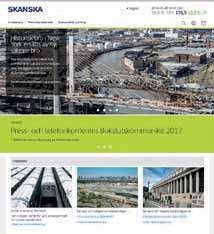 Skanska Årsredovisning 2017 Adresser 197 Adresser Skanska AB (publ) 112 74 Stockholm Sverige Besöksadress: Warfvinges väg 25 Tel: 010-448 00 00 www.skanska.