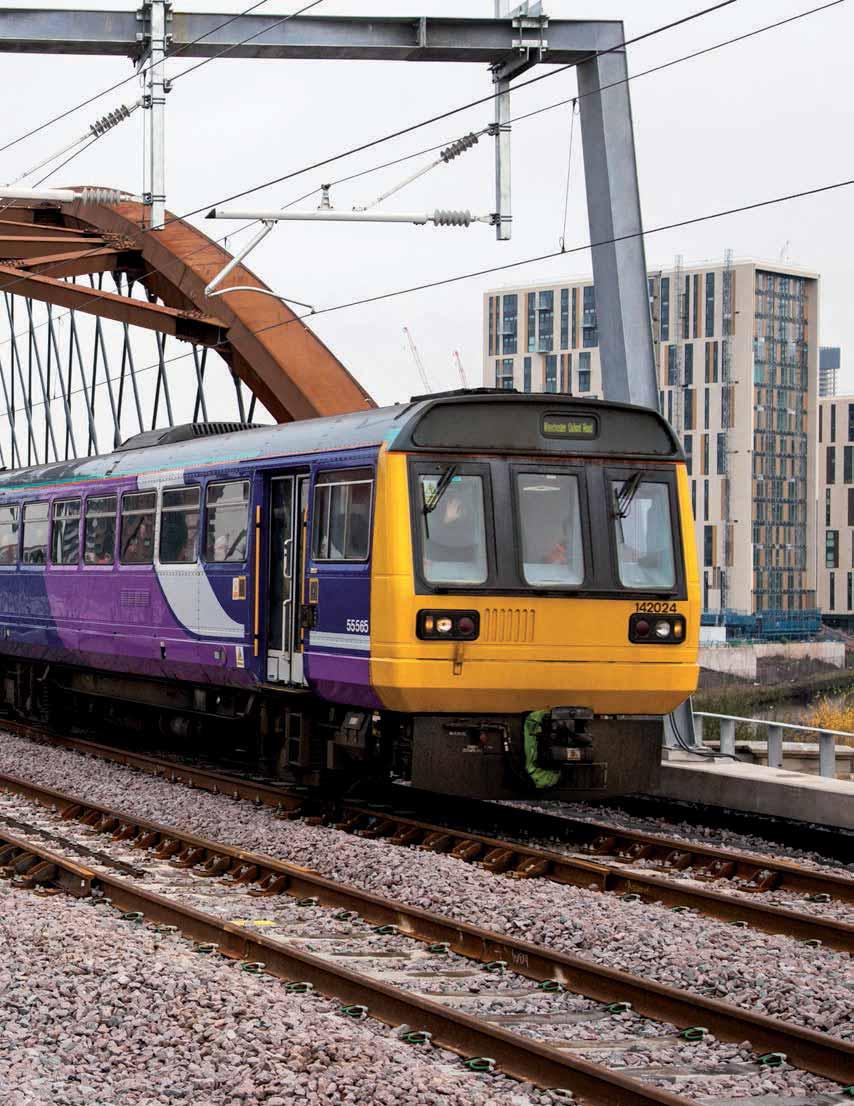Skanska Årsredovisning 2017 Hantering av risker och möjligheter 19 Ett komplext projekt strukturerat för framgång Ordsall Chord, Manchester, Storbritannien, Byggverksamheten Hur Skanska och kunder