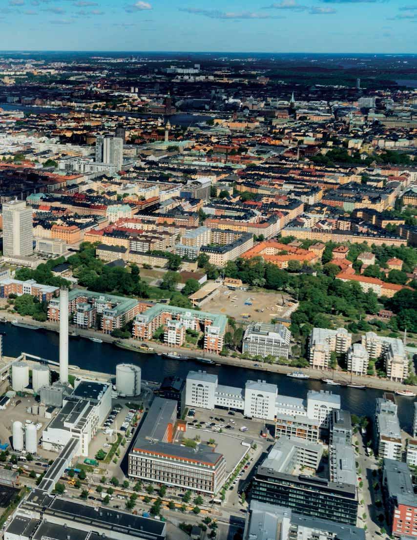 Skanska Årsredovisning 2017 Marknadsöversikt 29 Stockholms nya samlingsplats för innovativa företag Sthlm New Creative Business Spaces, Stockholm, Sverige Kommersiell fastighetsutveckling och