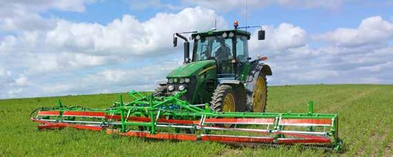 Avskärning i växande gröda Det finns specialiserade maskiner som kan slå eller skära av ogräsen över eller i grödan. Bäst effekt mot rotogräsen blir det om maskinen selektivt kan arbeta nere i grödan.