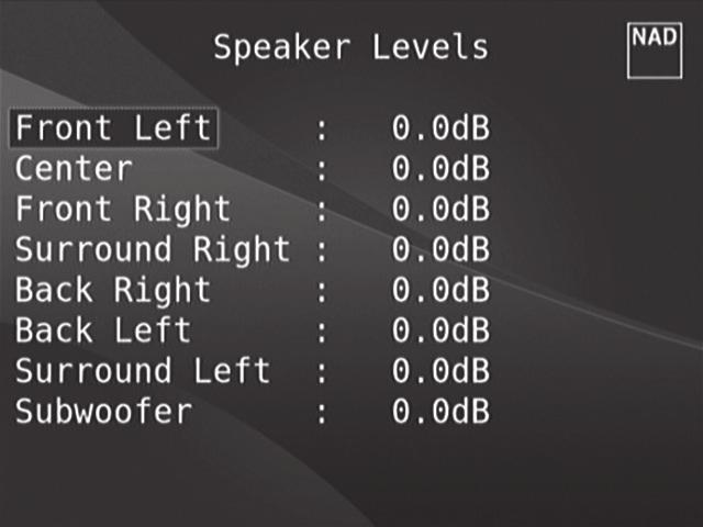 HUR DU ANVÄNDER M17 SETUP MENY DEUTSCH NEDERLANDS SVENSKA РУССКИЙ SPEAKER CONFIGURATION (HÖGTALAR KONFIGURATION) Varje surroundsystem behöver bass-management för att dirigera lågfrekvensinnehållet