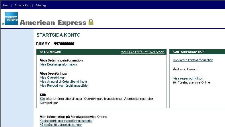 Misstänker du att något inte stämmer, ring American Express Kontokontroll på telefon 020-26 39 26.