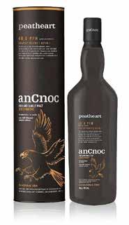 ANCNOC PEATHEART 70 cl 46 Vol% Man möts av en tydlig rökighet som övergår till fruktiga toner av mogna