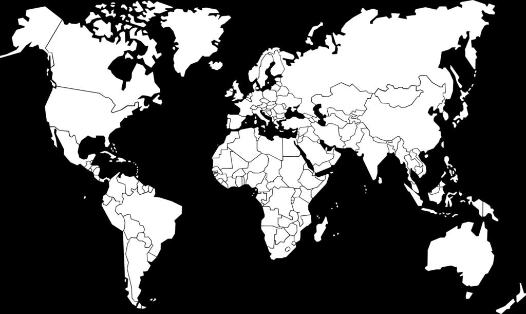 Vår närvaro globalt Sverige Norge Danmark Finland Estland Lettland