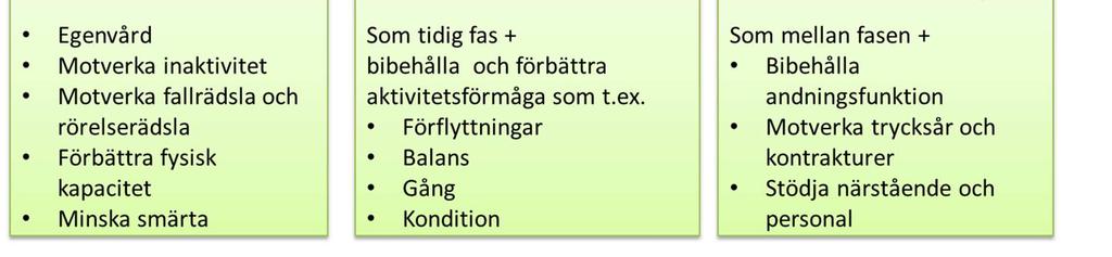 Personer med PS rekommenderas att leva upp till de nationella riktlinjerna för fysisk aktivitet (2). En undergrupp av fysisk aktivitet är träning.