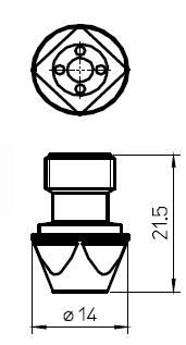 DYSOR FÖR SVETSNING DYSOR Trumpf Welding Nozzles M10/M18 och Trumpf dysa Ø 4,5 CP (ritning från vänster avser: 924947, 220783) BESKRIVNNIG TRUMPF NR VÅRT ARTIKELNR Trumpf