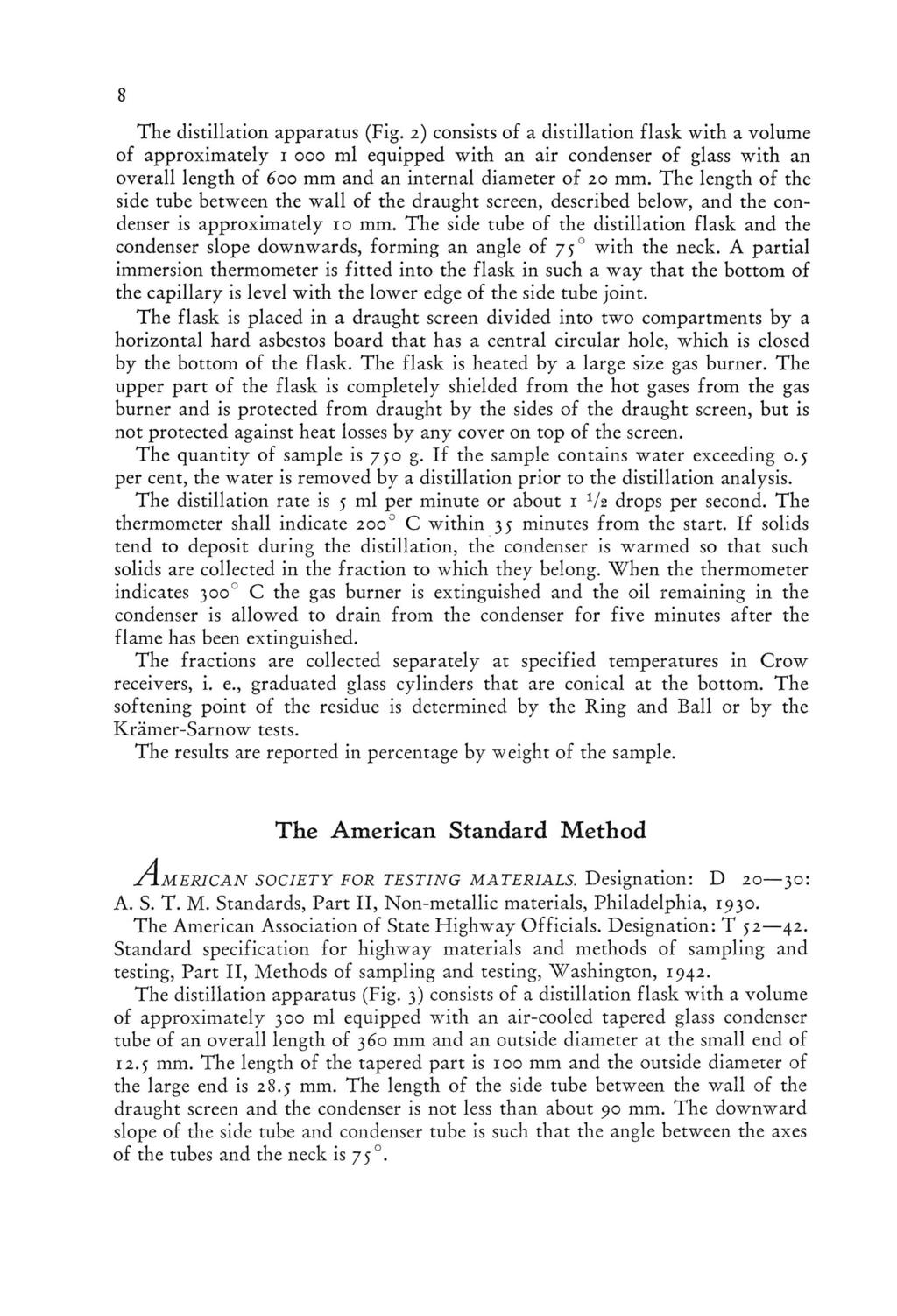 The distillation apparatus (Fig.