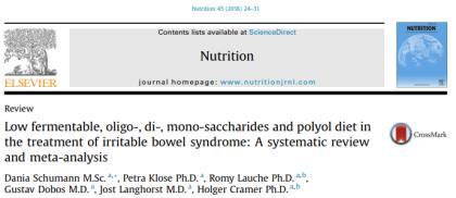 Restricting problematic FODMAPs for 6 8 weeks, or until good