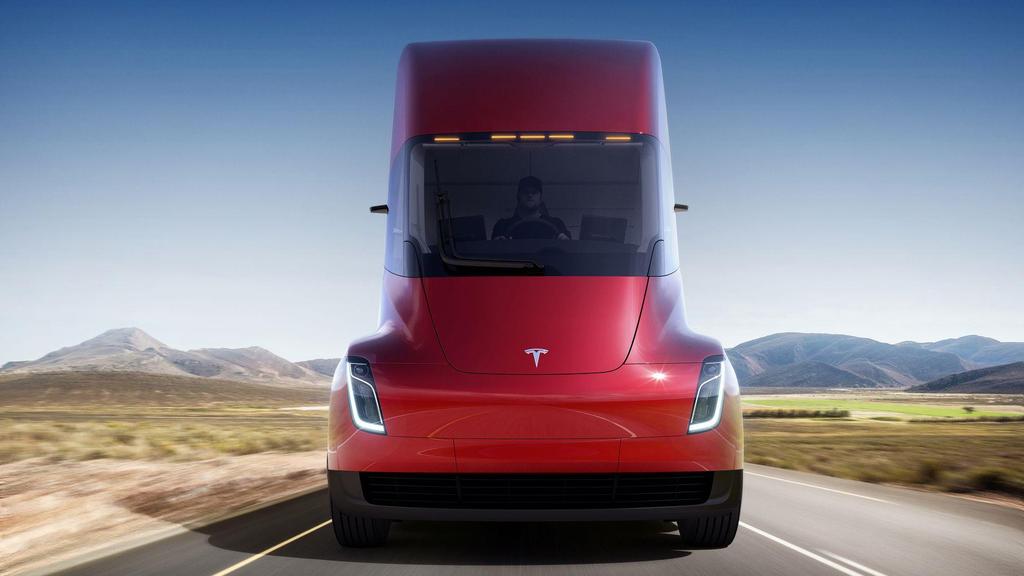 Tesla s electric semi truck: Lastar 35 ton