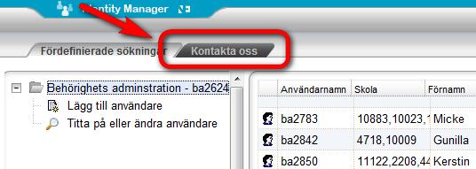 10 Hjälp Om du har frågor eller problem med Identity Manager finns det två olika kontaktvägar du ska använda, beroende på vart du arbetar.