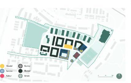 Centrumet innehåller bland annat hyresgäster såsom Systembolaget, Hemköp och Coop.