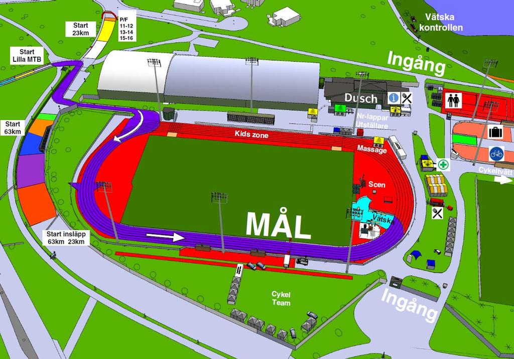 INNAN LOPPET Sekretariat Sekretariatet befinner sig på Lidingövallen i anslutning till målgången.