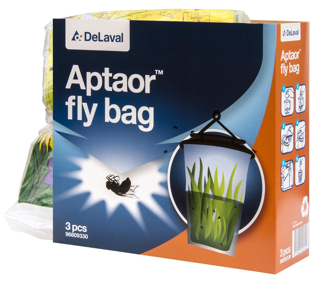 DeLaval fly bag är verksam i 4-6 veckor.