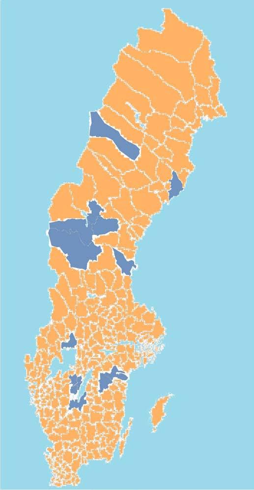 Deltagande kommuner december 2017 Berg Bräcke Hjo Hudiksvall Härjedalen Jönköping Karlstad Linköping Norrköping