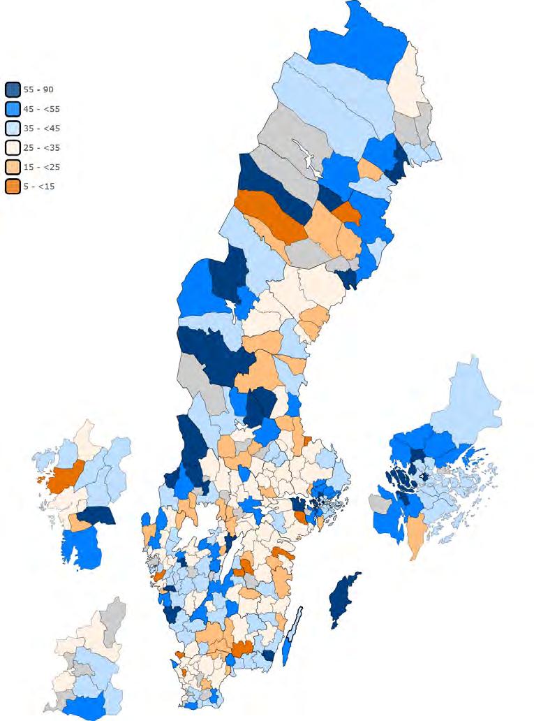 Resultat etableringsprogrammet i landets kommuner 2017 Arbete eller studier efter