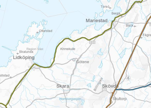Kinnekullebanan, Gårdsjö-Håkantorp Kollektivtrafik Plattformsförlängning Framnäs C, Lidköping, Förlängning