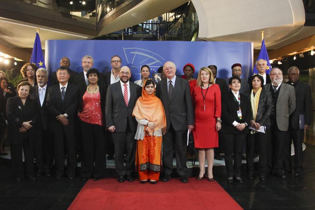 Oslobođenje, Leyla Zana, Salima Ghezali, Fernando Savater från Basta Ya och Dom Zacarias Kamwenho.