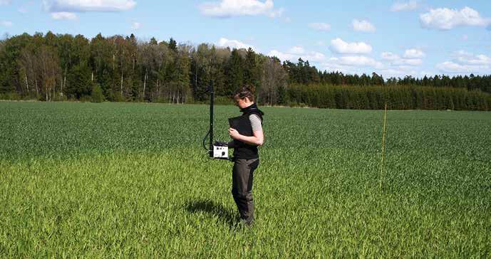 Mätning i grödan ger säkrare svar Yara Handsensor TM för mätning av grödans upptag av kväve.