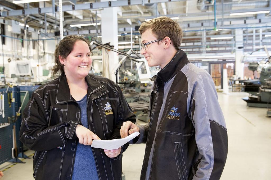 Industritekniska programmet Y Inriktningar: Produkt och maskinteknik Svetsteknik Avancerad teknik och ett riktigt hantverk Du lär dig Industritekniska programmet är en del av Teknikcollege Mälardalen.