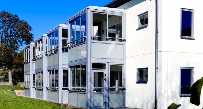 AFFÄRSOMRÅDEN Bostäderna är också hållbara ur miljö- och energisynpunkt, samtidigt som konstruktioner och material är utvalda med låga underhållskrav som mål.