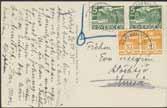 13 (with filing crease) on cover, and on Swedish postal stationery card